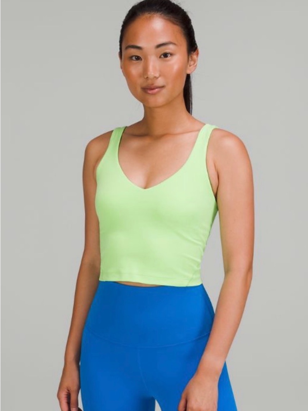Lululemon Align Cropped Tank - Scream Green Light (Lime Green) - size 8